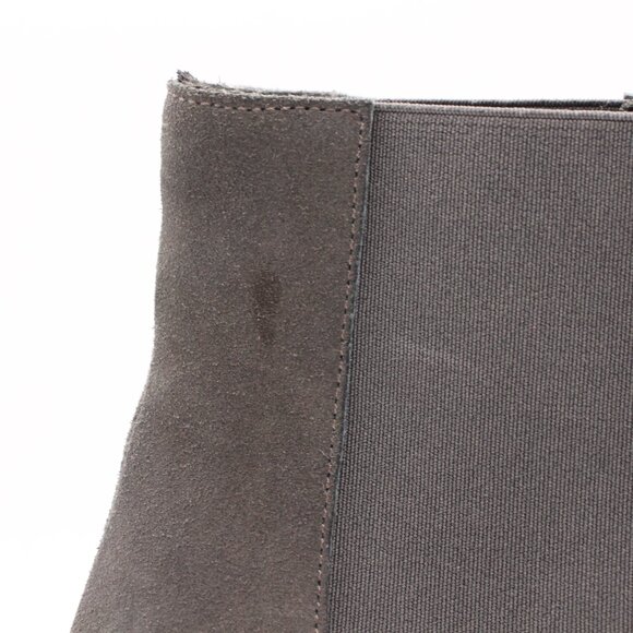 Woman by Common Projects Women's Size EU 38 Gray Leather Suede Ankle Bootie - Picture 12 of 12